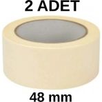 Mikasso 2'li Maskeleme Bandı Boya Bandı 48MM Kağıt Bant Çok Amaçlı Kullanım