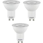 Mikasso 3 Adet 4.2W GU10 LED Ampul Çanak Ampul Günışığı 3000 Kelvin - Çok Renkli