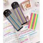 Mikasso 3 Adet Stick Yapışkanlı Şerit Şeffaf Postit 480 Yaprak Yapışkanlı Not Kağıdı - Çok Renkli