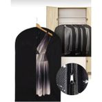 Mikasso 3 Lü Mini Elbise ve Ceket Kılıfı 60X100 Kumaş 160 x 60 Siyah