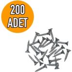 Mikasso 3,5X18 Sunta ve Ağaç Vidası Yıldız Başlı Vida (200 Adet)