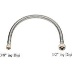 Mikasso 3/8" Dişi 1/2" Dişi 50CM Fotoselli Batarya Flex Duvar Bağlantı Hortumu