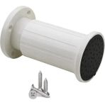Mikasso 4 Adet 10 cm Polimer (Sert Plastik) Dolap Ayak Ayarlı- Vidalı - Tv Ünitesi Ayak-Komidin Ayak- Beyaz