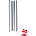 Mikasso 4 Adet Bebek Hoppala Zıp Zıp Yayı Çelik Yay Askı Kapı Yayı 25 Cm. Çelik