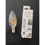 Mikasso 4 Watt 3000 Kelvin Günışığı 400 Lümen E-14 Düz Buji Rustik LED Ampul - Çok Renkli