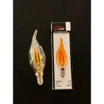 Mikasso 4 Watt E14 Duylu Amber Camlı 360 Lümen 2500 Kelvin Günışığı Kıvrık Buji LED Ampul - Çok Renkli