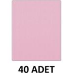 Mikasso 40 Adet A4 Pembe Yapışkanlı Eva - Çok Renkli