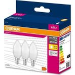 Mikasso 4,9 Watt E-14 Ince Duy 2700K Sarı Işık Buji LED Ampul 3 Lü Paket
