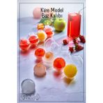 Mikasso 4'lü Küre Buz Kalıbı Buzluk Plastik