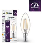 Mikasso 4W E14 Filament LED Ampul - Dim Edilebilir – Dbc3 - Çok Renkli