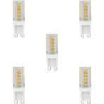 Mikasso 5 Adet G9 4W Led'li Kapsül Ampul Gün Işığı - Çok Renkli