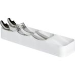 Mikasso 5 Bölmeli Çekmece Içi Kaşıklık 39X11X5 cm Plastik Gri