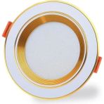 Mikasso 5 Watt 3 Renk LED Spot Gold-Beyaz Kasa, Beyaz Sarı Günışığı - Çok Renkli
