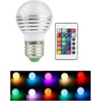 Mikasso 5 Watt Kumandalı Rgb LED Ampul Beyaz Işıklı Dim Edilebilir - Çok Renkli
