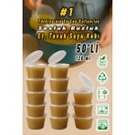 Mikasso 50 Adet Sızdırmaz 120 ml Mini Saklama Kabı Sosluk Buzluk Kabı, Et Suyu, Kemik Suyu, Sos Kabı Mutfak