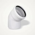 Mikasso 50x45 Pvc Dirsek 50'lik 45 Derece Pimaş Atık Su Borusu Dönüş Parçası