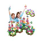 Mikasso 52 Parça Bahçe Çiçek Yapım Seti Yapı Blokları Yapboz Lego Bul Tak Puzzle Eğitici Oyuncak - Tekli - 3