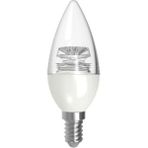 Mikasso 5,5 W LED Mum Ampul Şeffaf E14 6500K Beyaz Işık 320604 Beyaz