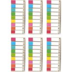 Mikasso 6 Adet Şeffaf Renkli Postit Post-It Post It. Kitap Ayracı Ayraç Postit Sticker 1080 Yaprak Yapışkanl - Çok Renkli