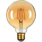 Mikasso 6W E27 Duylu 2700K G95 LED Rustik Ampul Beyaz