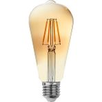 Mikasso 6W LED Flamanlı Rustik Ampül ST64 Beyaz
