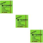 Mikasso 75 x 75 mm Fosforlu Yeşil Postit - Yapışkanlı Kağıt 3'lü Yapışkanlı Not Kağıdı - Çok Renkli