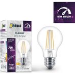 Mikasso 7W E27 Filament LED Ampul - Dim Edilebilir – DF60 - Çok Renkli