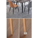 Mikasso 8 Adet 2,1CM-2,5CM Masa Sandalye Susturucu Pabucu Silikon Koltuk Sandalye Kaydırmaz Zemin Koruyucu B