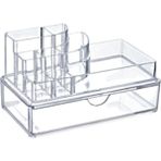 Mikasso 8 Bölmeli Çekmeceli Podyum Makyaj Organizer /CN.524.00 Akrilik Beyaz