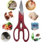 Mikasso 8 Fonksiyonlu Portatif Tavuk Sebze Meyve Doğrayıcı Makas Kesme Kiti Çelik