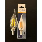 Mikasso 8 Watt E14 Duylu Şeffaf Kıvrık Camlı 1050 Lümen 3000 Kelvin Günışığı Buji LED Ampul - Çok Renkli