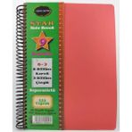 Mikasso A4 Sp Pp Ayraçlı Defter 5+2 6+2 7+2 7+3 8+2 8+3 9+3 8+4 6+3 Sert Spiralli Çizgili 200 Yaprak Büyük B - Çok Renkli