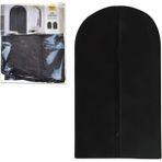 Mikasso Abiye Elbise Kılıfı 60X100CM Siyah - Beyaz Su Geçirmez Dress Cover Plastik Siyah Cn