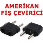 Mikasso Amerikan Priz Çevirici Adaptörü Türk Tipi Fiş Dönüştürücü Aparat Çevirici Dönüştürücü Ürün - Çok Renkli