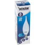 Mikasso Ampul LED Mum 8 Watt Kıvrık 600LM C37 E14 2913 2914 - Çok Renkli