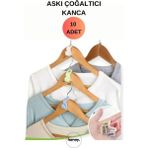 Mikasso Askı Çoğaltıcı 10'lu Kanca Seti - 10 Adet Askı Organizer - Elbise Askısı Çoğaltıcı Plastik Mavi Tr