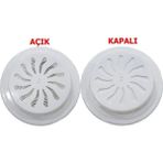Mikasso Ayarlı Doğalgaz Menfezi Plastik