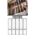 Mikasso Bade 10 Parça Set 5 5 Modüler Mutfak Çekmece Içi Kaşıklık Çatal Bıçak Kaşık Organizer Düzenleyici Pl