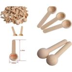 Mikasso Baharat Kaşık Mini Yuvarlak/int 6 Lı Plastik