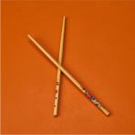 Mikasso Bambu Chopstick - Renkli - 23 cm Bambu Kahverengi