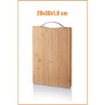 Mikasso Bambu Kesme Tahtası \ Bambu Kesme Tahtası \ 30X20 cm Bambu Kahverengi