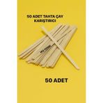 Mikasso Bambu Tahta Karıştırıcı Çelik Bej