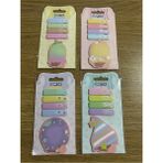 Mikasso Baskılı Desenli Yapışkanlı Notlar Karışık Ölçü 4 Takım ( Postit ) Set 7 Yapışkanlı Not Kağıdı - Çok Renkli