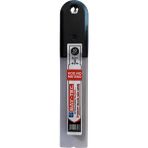 Mikasso Bay-Tec Maket Bıcağı Ucu Yedek MK1560, Geniş Ağız, (1 Tüp=10 Adet Uç), 18MM Genişlik, 0,5mm Kalınlık