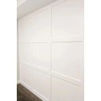 Mikasso Beyaz Duvar Çıtası 1 Paket (50 Adet) 25 × 5 cm Dekoratif Şerit Duvar Çıtası Boyanabilir Mdf Ahşap Be - Çok Renkli