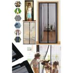 Mikasso Beyaz Pratik Manyetik Mıknatıslı Kapı Sinekliği Tülü 90 x 210 cm 90 x 210 Mıknatıslı Tül Tül