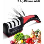 Mikasso Bıçak Bileme Aleti 3 Aşamalı 3 Açılı Bıçak Bileyici Bıçak Keskinleştirici