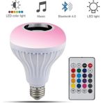 Mikasso Bluetooth Hoparlörlü Kumandalı Rgb Akıllı LED Ampul-16 Renk Turuncu