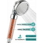 Mikasso Boncuklu Tasarruflu Duş Başlığı - Kireç Önleyici Filtreli ve Tazyik Artırıcı Arıtmalı Duş Başlığı gr