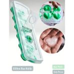 Mikasso Buz Kalıbı Silikon Buzluk 12 Bölmeli Kalp Desenli Buz Küpü Bpa Free Silikon
